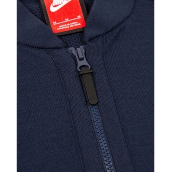 Nike Sportswear Tech Knit Jacket Obsidian Navy Blue s - Picture 4 of 8
